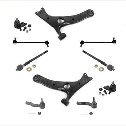 Para 04-05 Rav4 2 y 4 brazos de control de puertas, rótulas, barras estabilizadoras y tirantes, 8 piezas