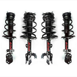 Front & Rear Complete Coil Spring Struts Fits 12-14 Camry 2.5L XLE LE L 4Pc Kit