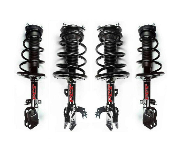 Front & Rear Complete Coil Spring Struts Fits 12-14 Camry 2.5L XLE LE L 4Pc Kit