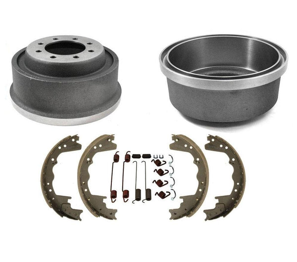 Nuevos tambores de freno trasero, zapatas de freno y resortes de freno para Dodge Ram 2500 00-01