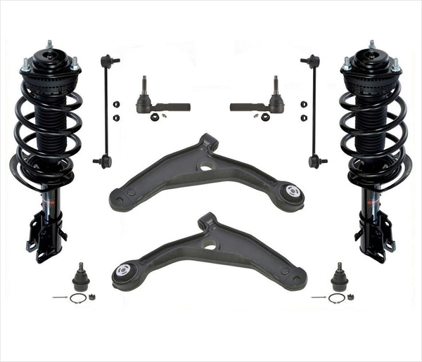 Kit de 8 puntales delanteros para tracción delantera convertible Sebring 08-10
