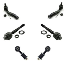 Fits 03-07 Lexus LX470 & Land Cruiser Inner & Outer Tie Rods Sway Bar Links 6Pc