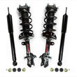 Front Left & Right Coil Spring Struts & Rear Shocks for 07-2012 Acura RDX 2.3L
