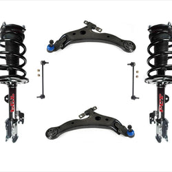 Complete Strut Assembly Lower Control Arms & Sway Bar Links Fits Venza 09-16
