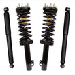 Front Coil Spring Strut & Mount & Rear Shocks for 05-10 Jeep Gr. Cherokee 4PC