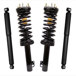 Front Coil Spring Strut & Mount & Rear Shocks for 05-10 Jeep Gr. Cherokee 4PC