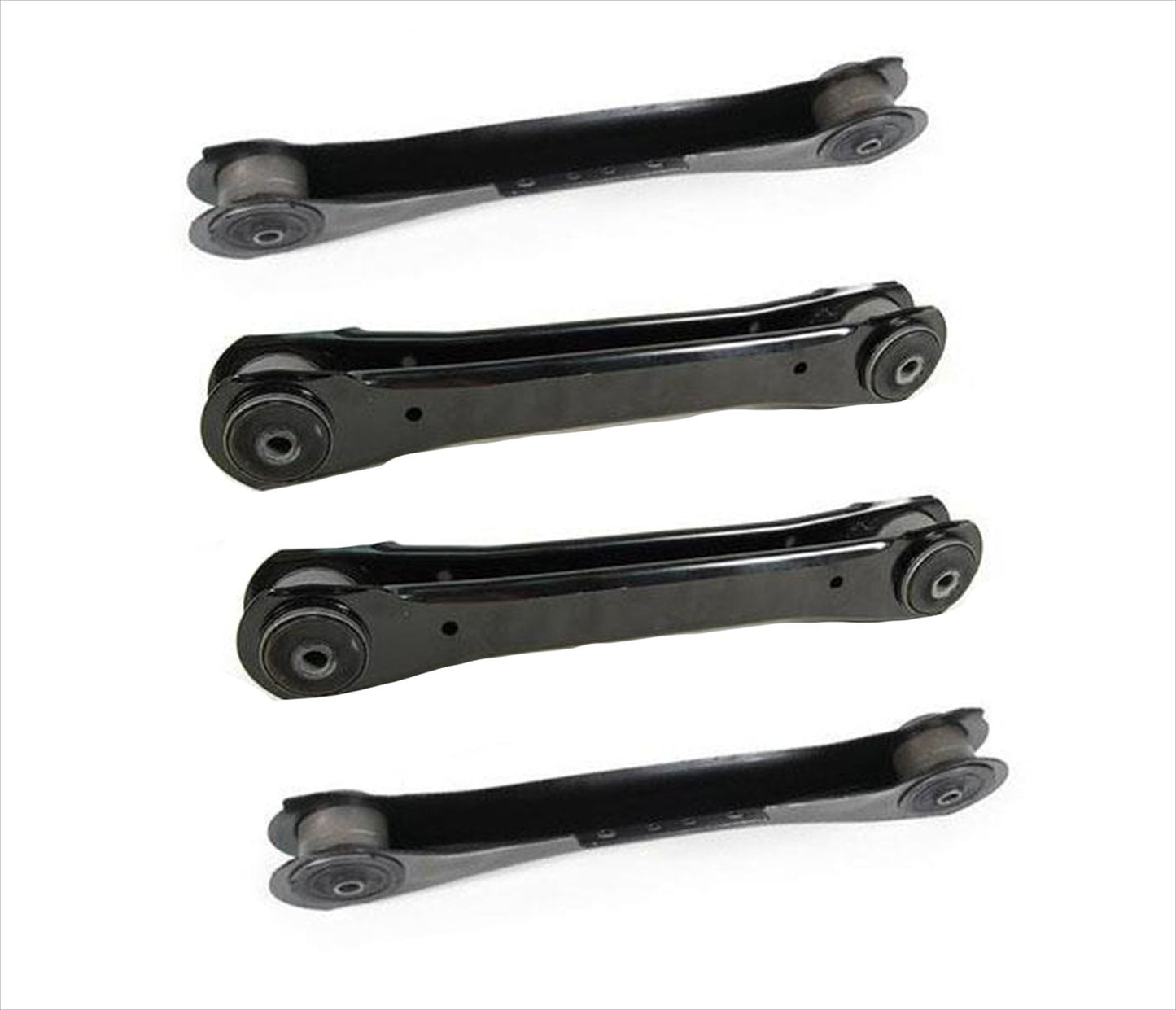 Brazos de control traseros superiores e inferiores con bujes 4 piezas 1997-06 Jeep Wrangler + TJ