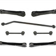 Rear Control Arms Bushings Sway Bar Trac Bar 7PC Fits 1997-06 Jeep Wrangler + TJ