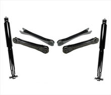Front Upper & Low Control Arms w Bushing Shocks for 97-06 Jeep Wrangler + TJ 6PC