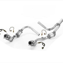 Catalytic Converter Y Pipe with 4 Oxygen Sensors for 07-09 Jeep Wrangler