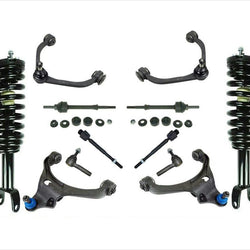 Brazo de control, puntales de resorte, varillas de amarre, barra estabilizadora, enlaces 05-09 Dakota 4WD, kit de 12 piezas