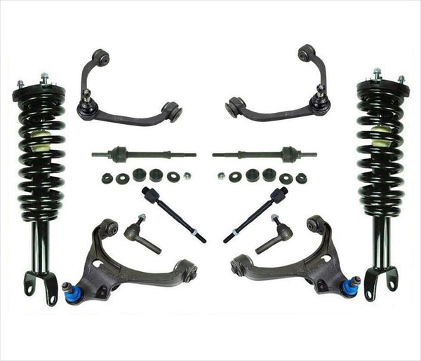 Brazo de control, puntales de resorte, varillas de amarre, barra estabilizadora, enlaces 05-09 Dakota 4WD, kit de 12 piezas