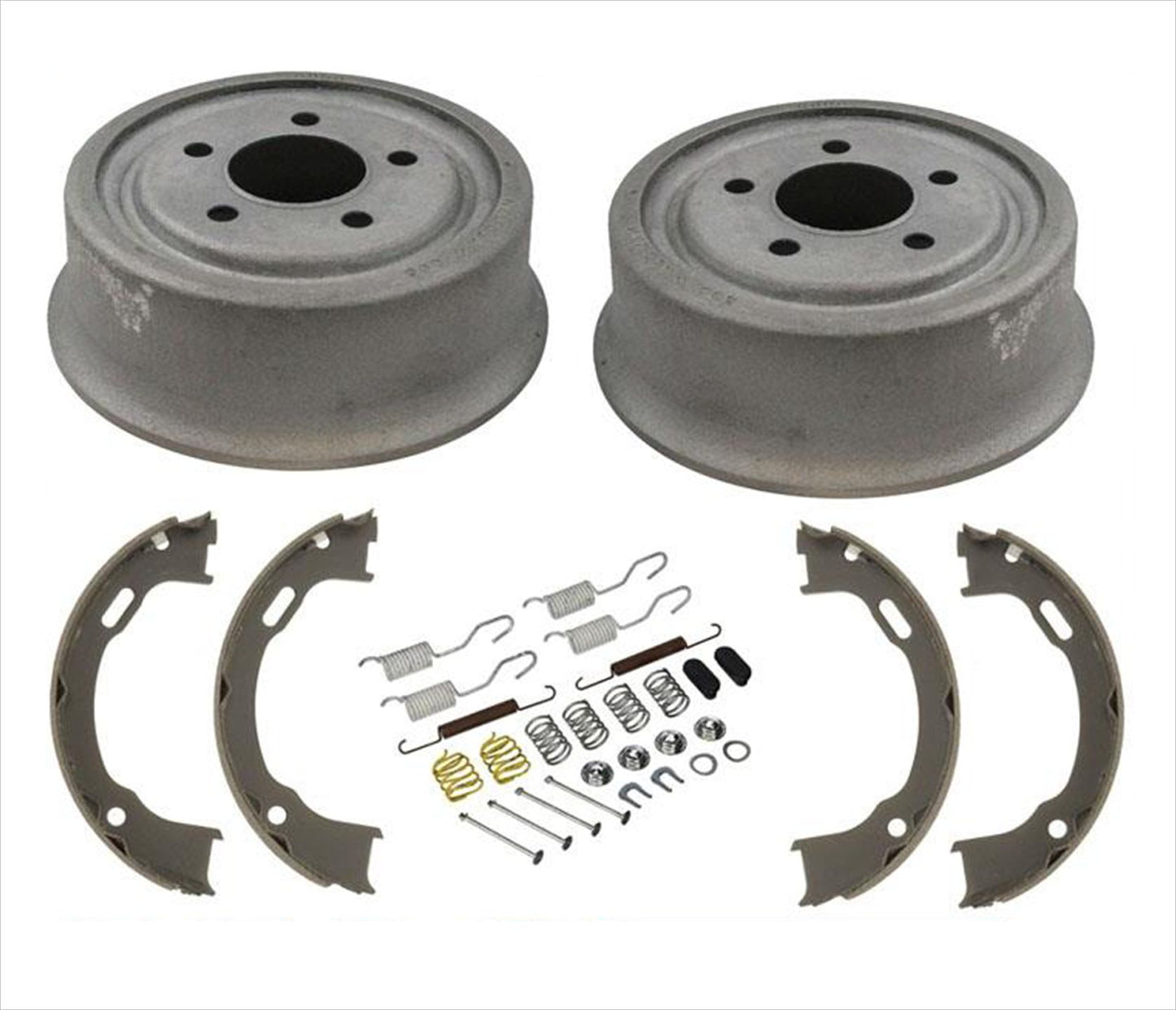 Rear Brake Drums Brake Shoes Springs For Jeep Wrangler 2001 2002 2003 2005 2006