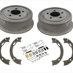 Tambores de freno trasero, zapatas de freno trasero y resortes para Jeep Wrangler 2001-2006