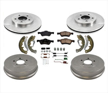 Front Disc Brake Rotors & Rear Drums Shoes 2008 ESCAPE to Pro Date 06/29/10 7PC