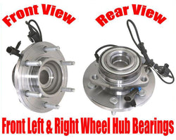 100% New FRONT Left & Right Wheel Hub Bearings for Hummer H3 09-10 25964890 NEW