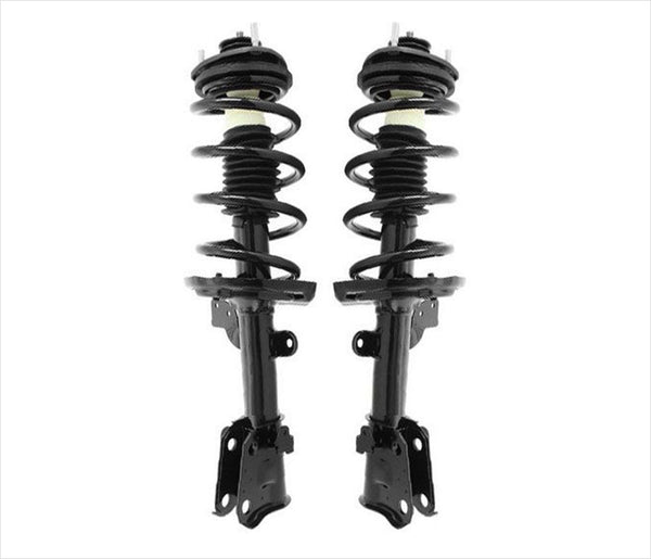 Front Complete Spring Struts with Upper Mounts + Bearings for Honda Pilot 09-15