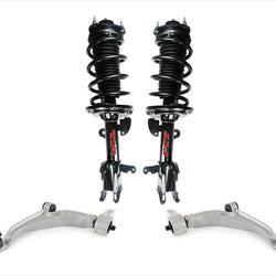 Front Complete Coil Spr Struts Control Arm  Ball Joint For Honda 09-15 Pilot