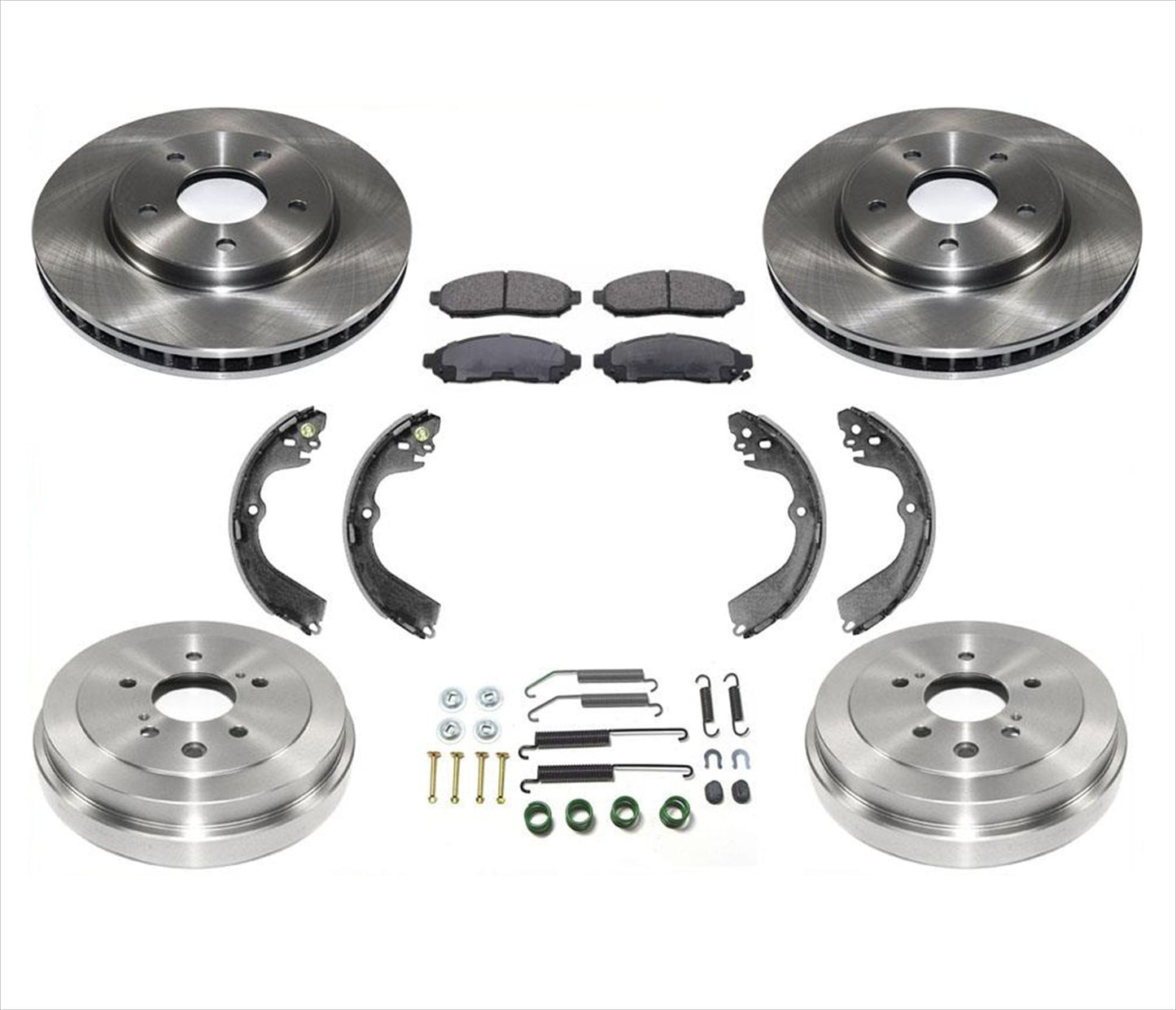 Rotores Pastillas Tambores Zapatas de Freno Resortes para Nissan NV200 13-19 City Express 15-18