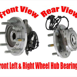 2 Wheel Bearing Hub Assembly 4 Wheel Drive for Ram 2500 3500 12-14