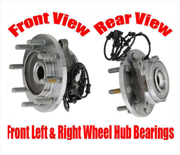 2 Wheel Bearing Hub Assembly 4 Wheel Drive for Ram 2500 3500 12-14