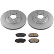 Front Rotors and Brake Pads 16-19 Hyundai Sonata GL 2.4L w/ Manual Parking Brake