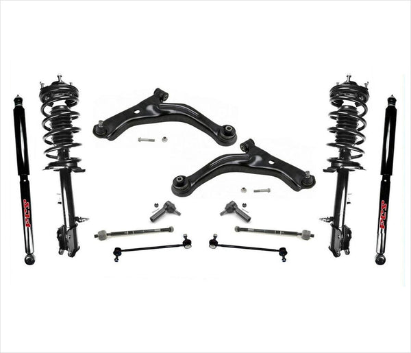 Front Struts Shocks Control Arms Tie Rods & Links 12Pcs Fits 08-09 Ford Escape