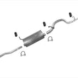 Muffler Exhaust Pipe System for 04-12 Colorado With 126 Inch Wheel Base