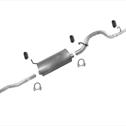 Sistema de tubo de escape silenciador para Colorado 04-12 con distancia entre ejes de 126 pulgadas