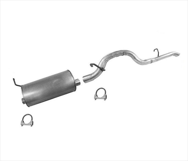 Muffler With Ridged All Steel Tail Pipe System for 04-12 Colorado