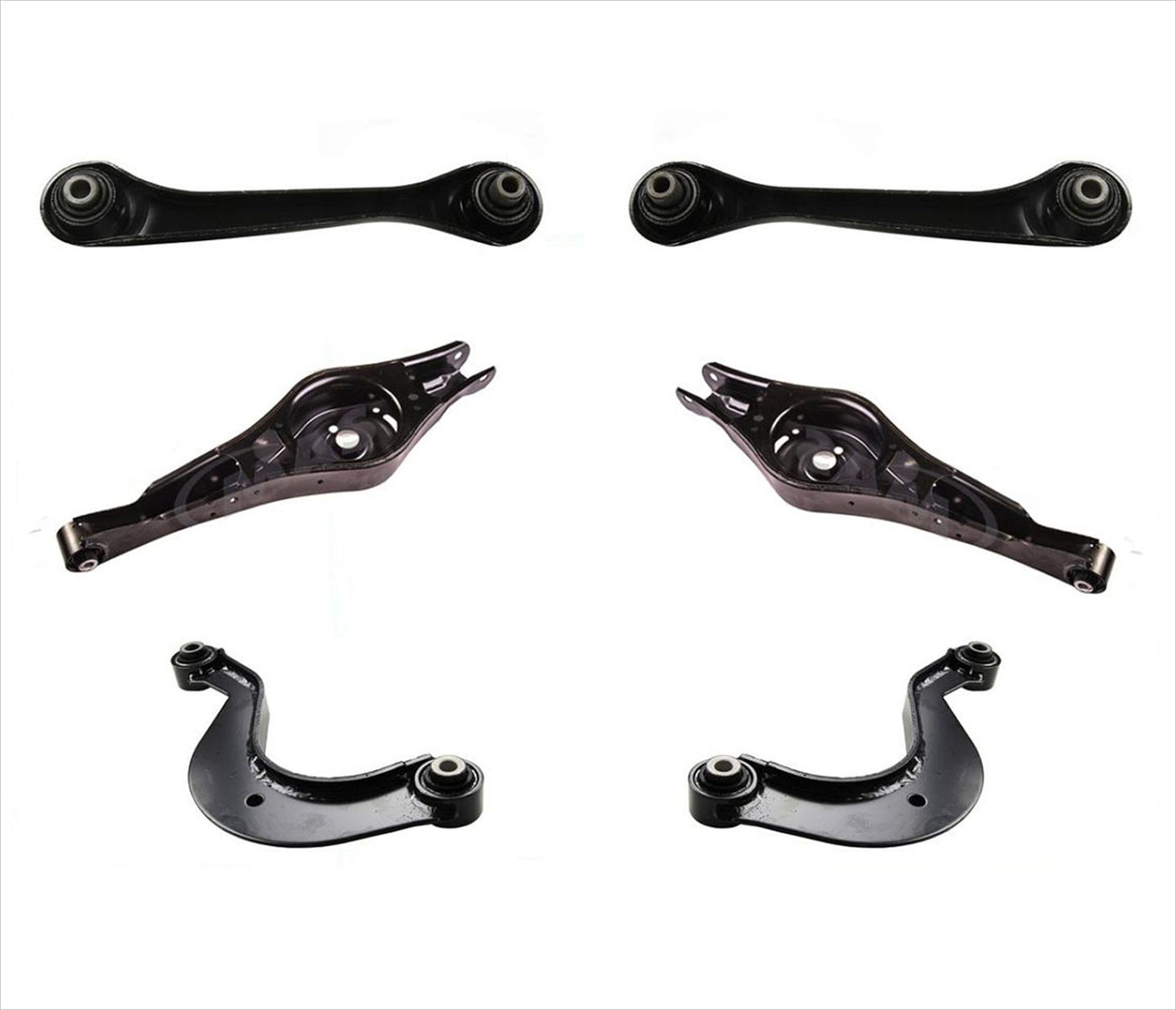 Kit de 6 brazos de control traseros superiores e inferiores 06-13 para Audi A6 Volkswagen 05-11 Jetta