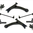 Control Arms Tie Rod Sway Bar Links 8P for 09-13 1.8L Corolla Built in USA Only