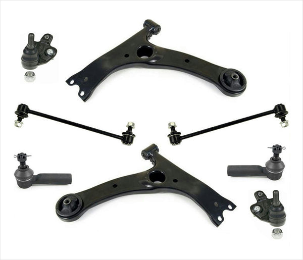 Control Arms Tie Rod Sway Bar Links 8P for 09-13 1.8L Corolla Built in USA Only