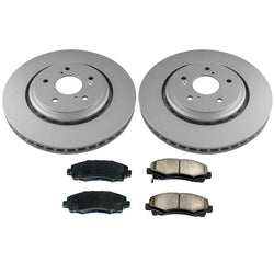 Front Disc Brake Rotors and Ceramic Brake Pads for Acura TLX 15-19 3PC Kit