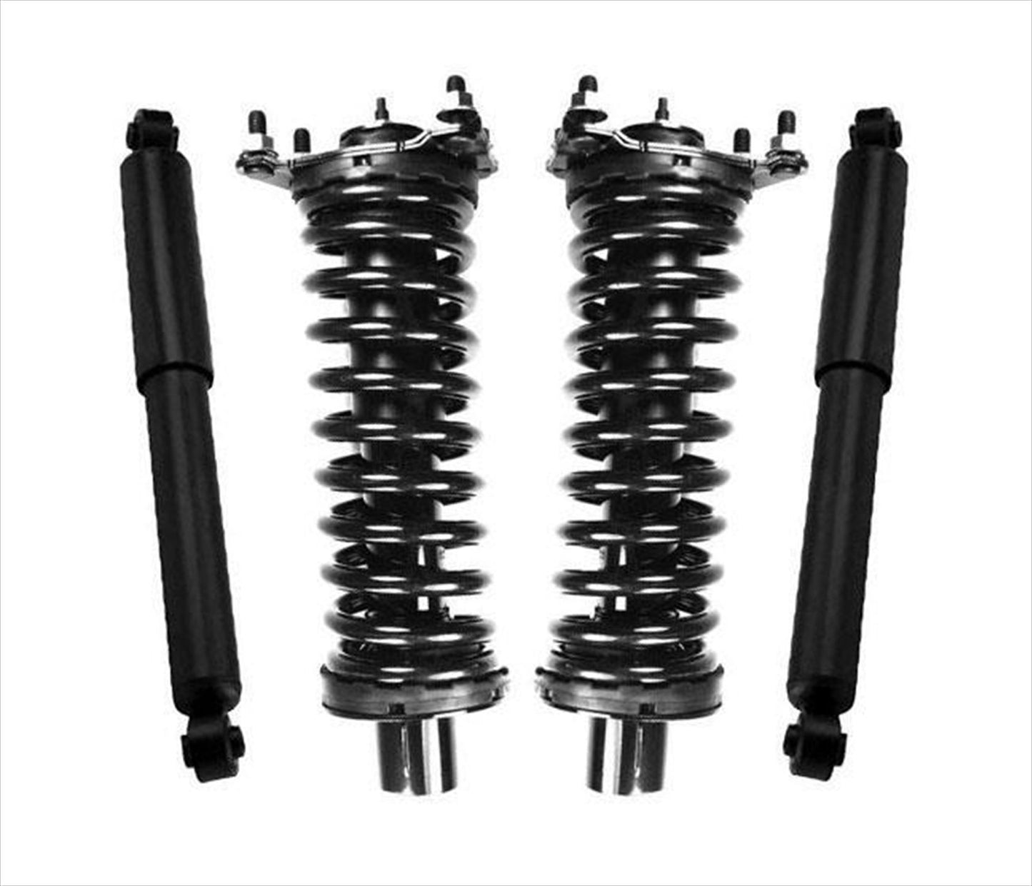 Puntales y amortiguadores de resorte helicoidal completos para Jeep Liberty 2.8L Turbo Diesel 05-06