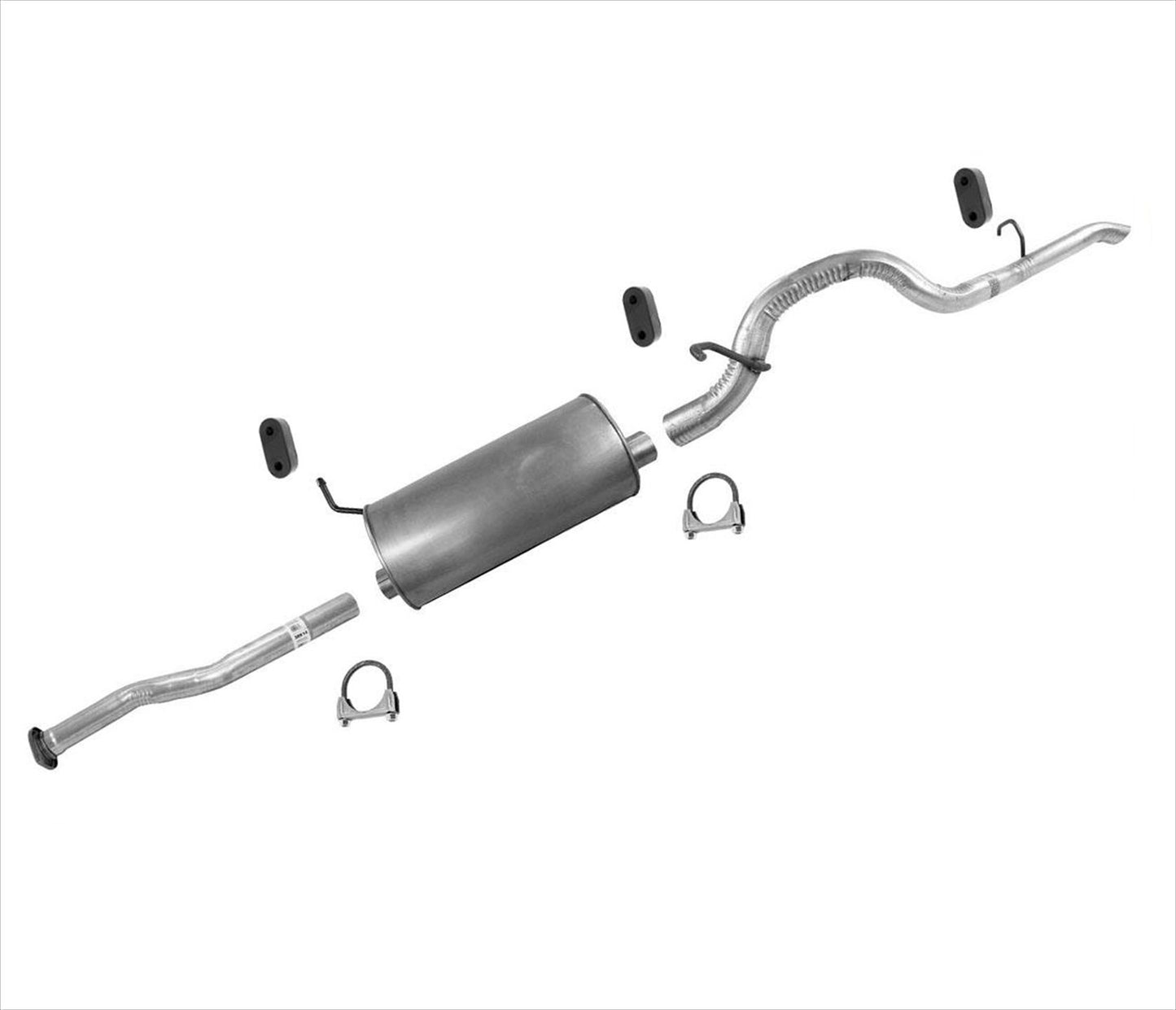 Sistema de tubo de escape silenciador para Colorado Extended Cab Crew Cab 2004-2012