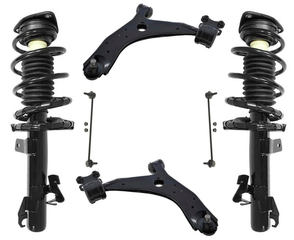 Front Complete Struts Lower Control Arms & Sway Bar Links Fits Mazda 5 06-14