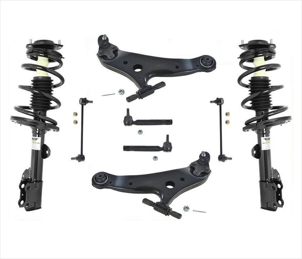 Barras de acoplamiento y enlaces de brazos de control de puntales delanteros para Highlander 08-13 No Sport o Hybrid