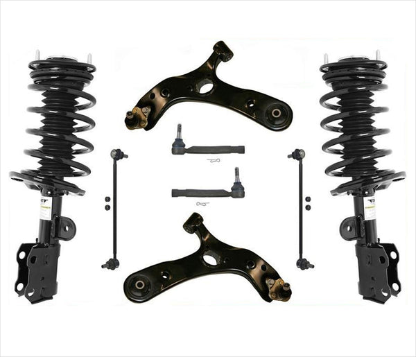 Brazos de control de puntales delanteros, varillas de amarre para Toyota Base modelo PRIUS 10-14