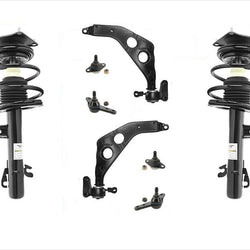 Brazos de control de puntales completos delanteros izquierdo y derecho con soportes y BJ 02-06 Cooper