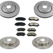 Front & Rear Brake Rotors and Ceramic Brake Pads for Acura TLX 15-19 6PC Kit