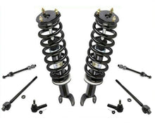 09-12 Ram 1500 Pick Up 4x4 Front Coil Spring Strut Mounts Tie Rods Sway Bar 8Pc