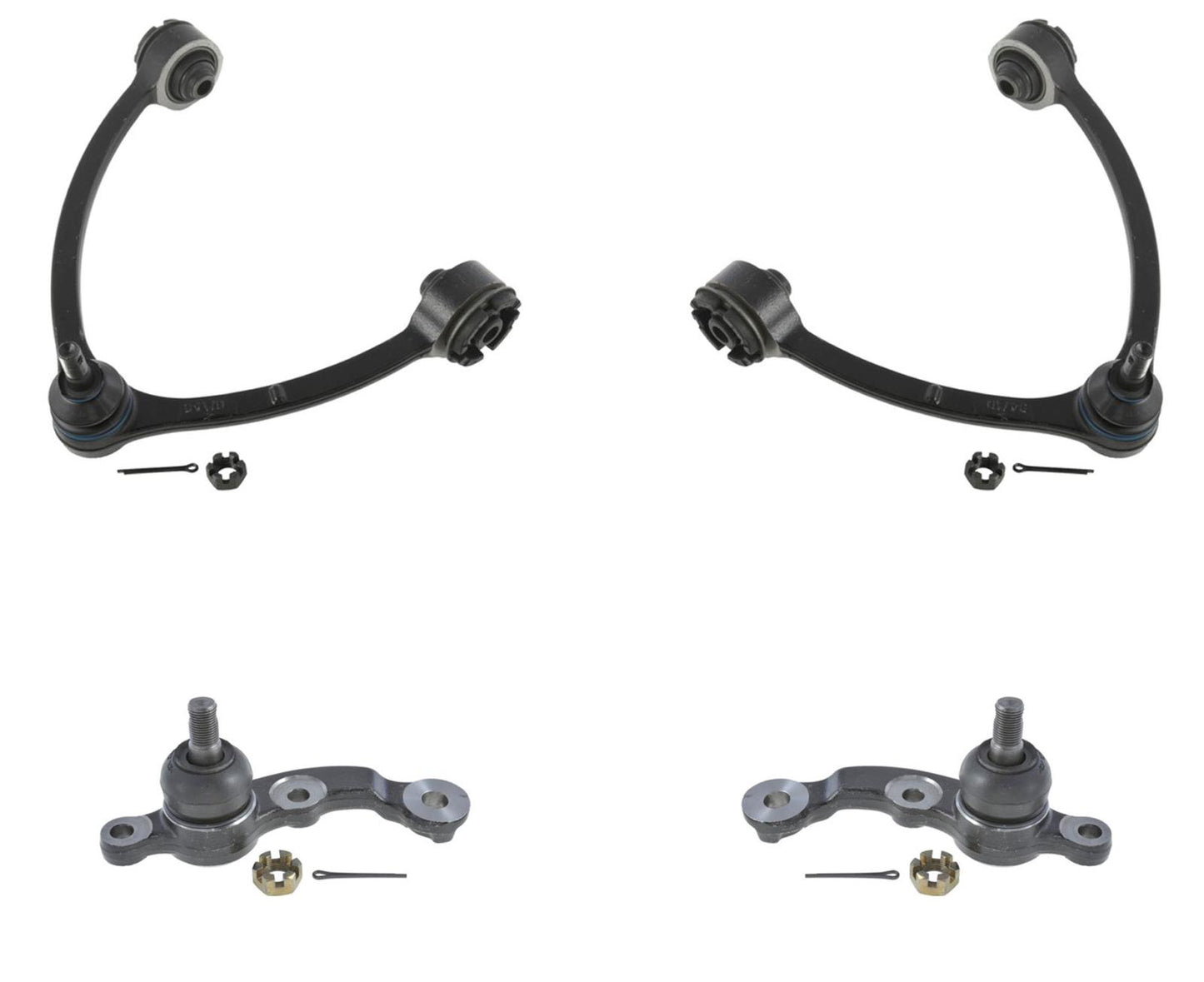 Fits 95-97 Lexus LS400 Driver & Passenger Upper Control Arms Lower Ball Joints