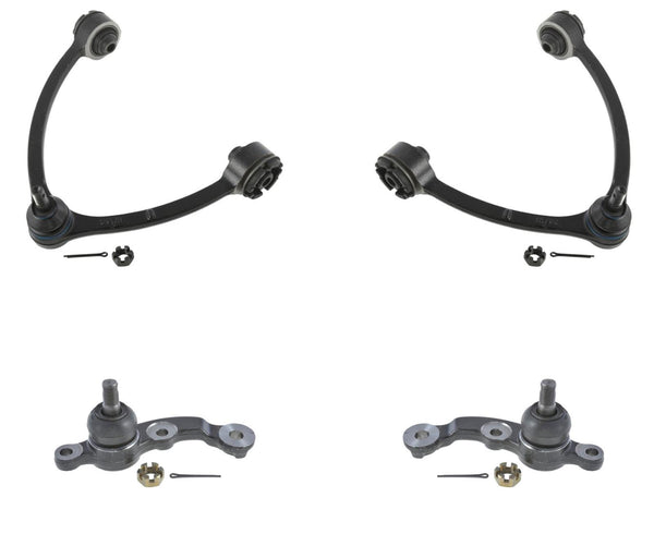 Fits 95-97 Lexus LS400 Driver & Passenger Upper Control Arms Lower Ball Joints