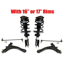 Front Struts Lower Control Arms Sway Bar Links 6PCS for Pontiac Grand Prix 04-07