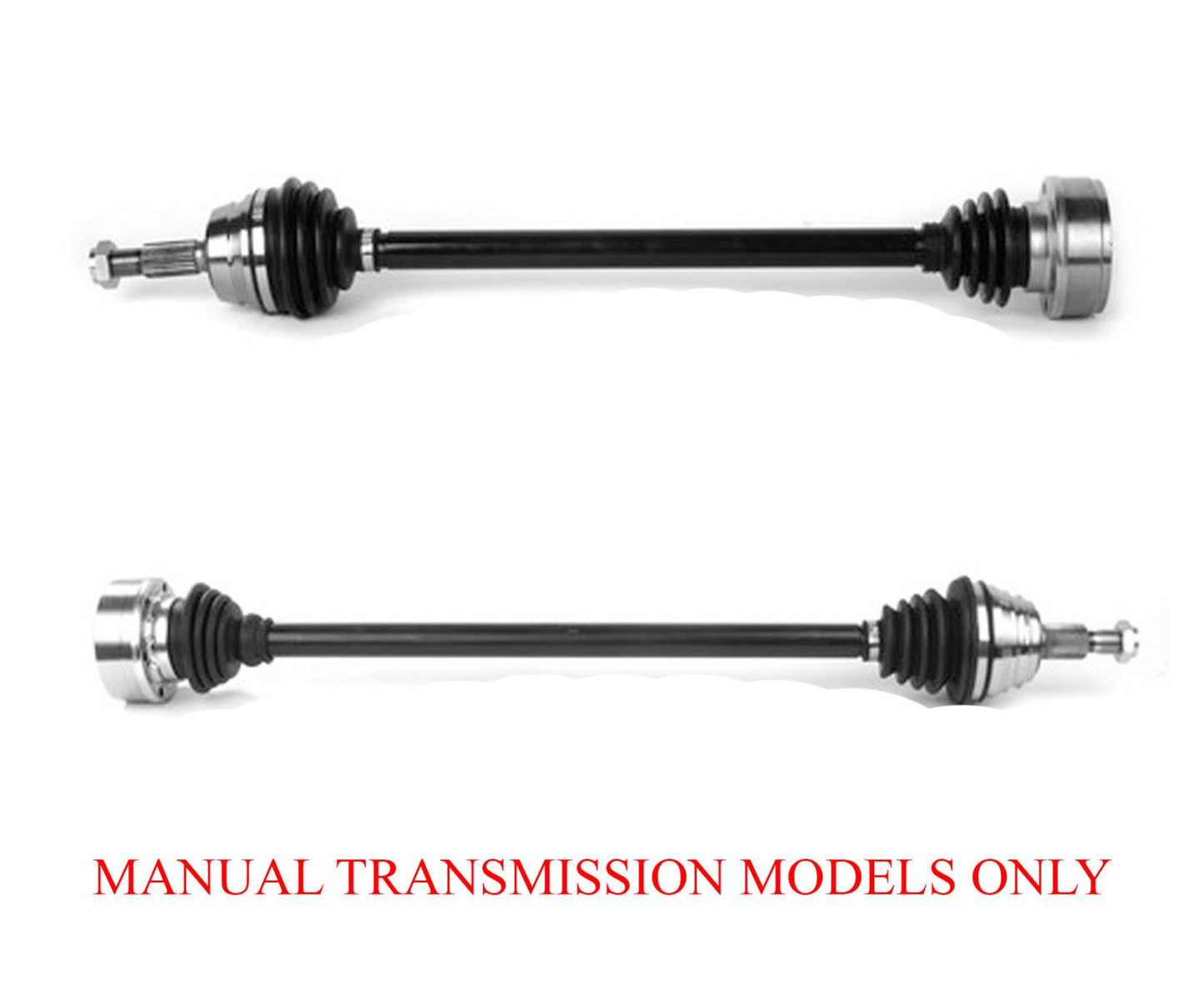 Front CV Drive Axle Shafts for 2006-2010 VW Beetle 2.5L Manual Transmission