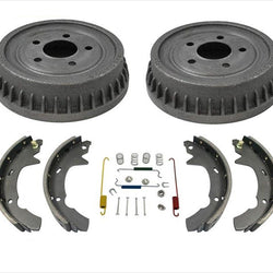 93-00 Ford Taurus 4 Door Sedan (2) Rr Brake Drums & Shoes & Springs 4Pc