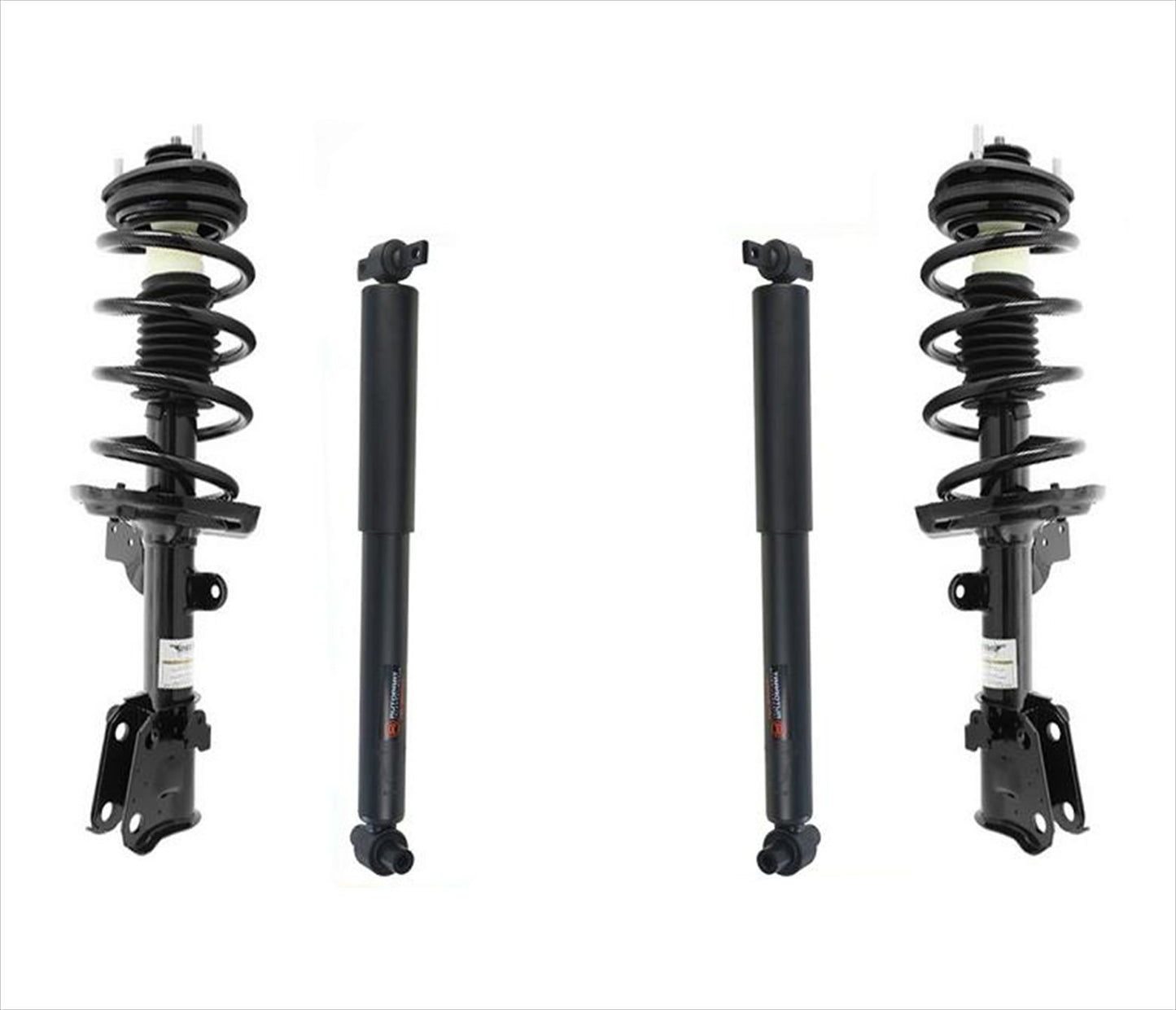 Conjunto de resorte de puntal completo delantero y amortiguadores traseros para Honda Pilot 2009-2015