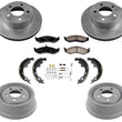 Kit de resorte para zapatas de freno y rotores de tambor trasero de 9 pulgadas para Jeep Cherokee 94-98