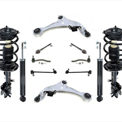 Front Struts Shocks Control Arms Tie Rods & Links For 09-14 Murano 12pc
